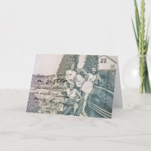 Remerciements MON Carte de voeux SOEUR