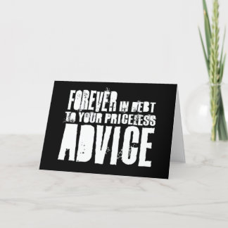 Remerciements Nirvana Lyrics carte de voeux