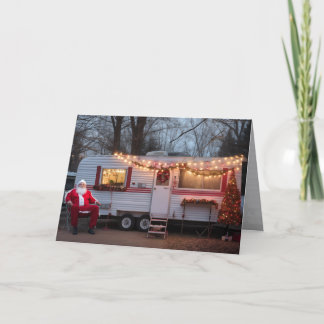 Remerciements Noël dans la carte de voeux Trailer Park