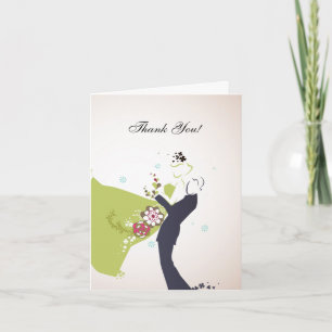 Remerciements Notre jour de mariage - Carte de remerciement