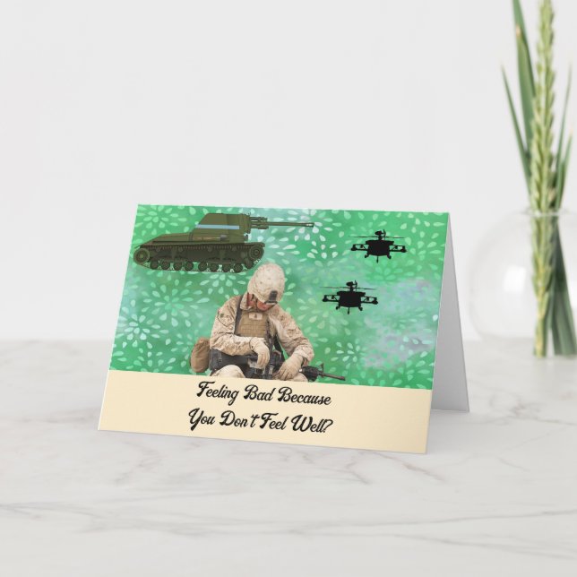 Remerciements Obtenez une carte de bien militaire (Devant)