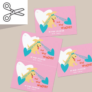 Remerciements Paire de carte Valentine pour chien amusant