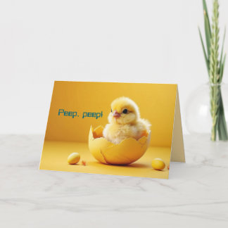 REMERCIEMENTS PEEP - N'IMPORTE QUI CARTE DE PÂQUES