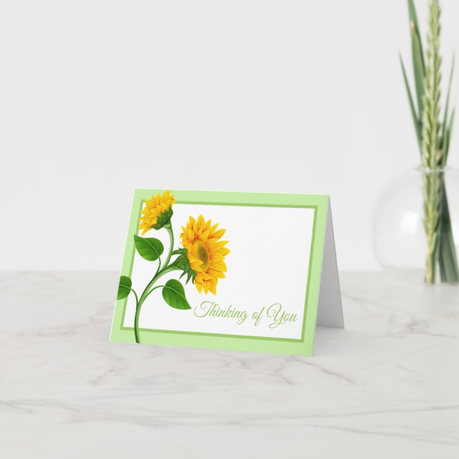 Remerciements Penser à votre carte de note (Devant)