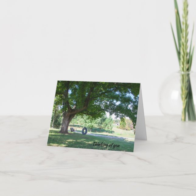 Remerciements Penser à votre carte de voeux pacifique (Devant)