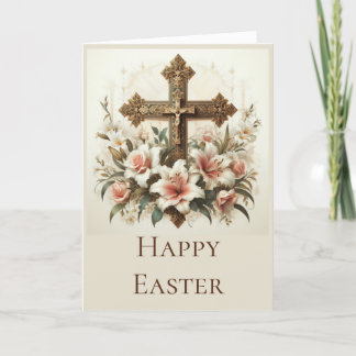 Remerciements Personnalisez cette carte de Pâques avec Croix et 