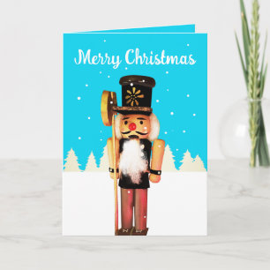Remerciements Petit casse-noisette carte de vœux joyeux Noël