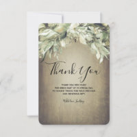 Petite carte de remerciement pour Baby Shower - Ve