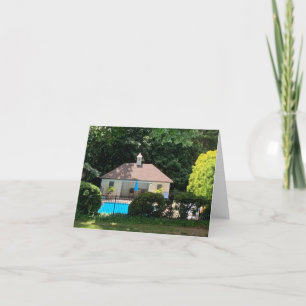 Remerciements Petite carte de voeux pliée de 4 po x 5,6 po