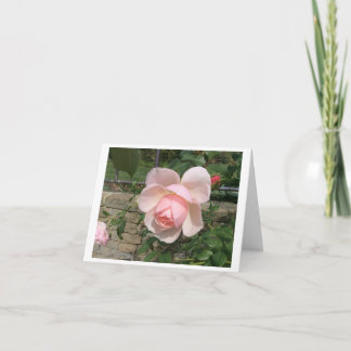 Remerciements Petite carte de voeux pliée de 4 po x 5,6 po