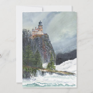 Remerciements Phare de Split Rock Minnesota Carte de remerciemen