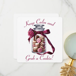 Remerciements Pot à biscuits - Carte de la Saint-Valentin