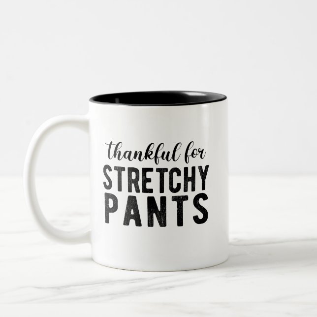 Remerciements pour la Mug de café Stretchy Pants (Gauche)
