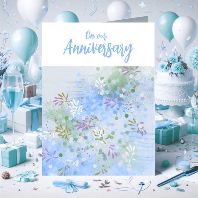 Remerciements Pour ma carte d'anniversaire fleurie de mari (Husband Anniversary Card)