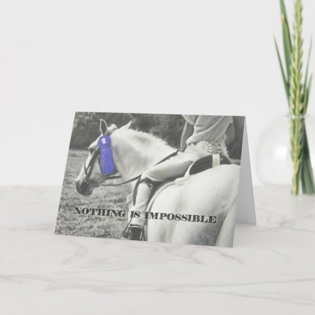 Remerciements PREMIER SHOW Carte de voeux (Devant)