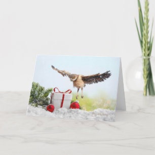 Remerciements Premier vol de Noël - Carte de vacances 5x7