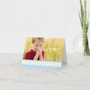 Remerciements Première communion, baptême   Carte de remerciemen