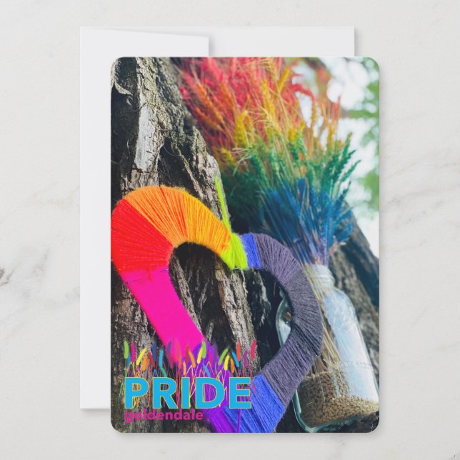 Remerciements PRIDE Goldendale 5x7 Carte de voeux vierge (Devant)