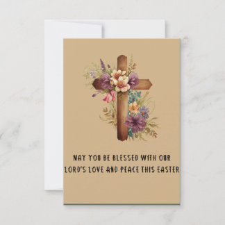 Remerciements Puissiez-vous être béni avec notre Carte de Pâques