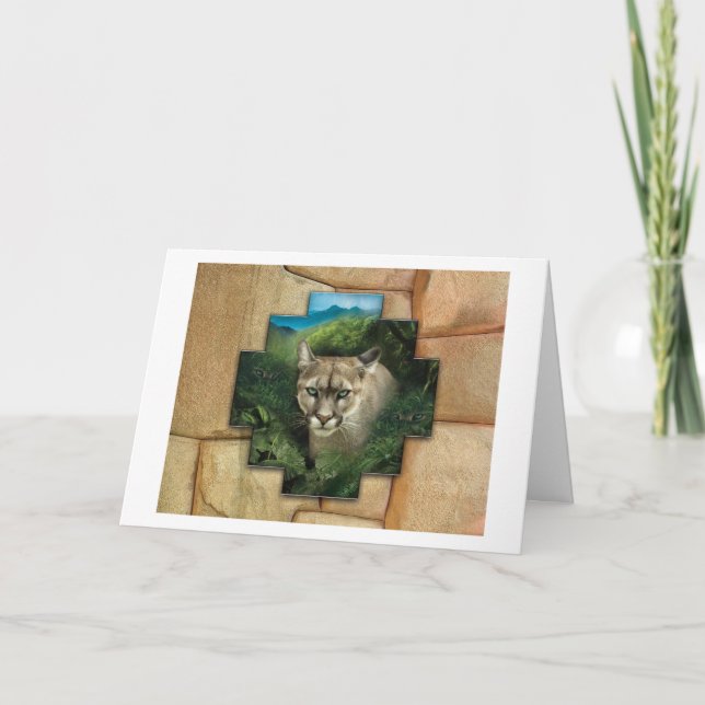 Remerciements Puma - Carte de vœux (Devant)