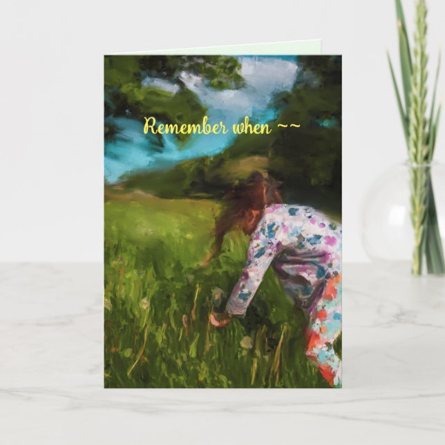 REMERCIEMENTS RAPPELEZ-VOUS DE LA CARTE D'AMITIÉ (Devant)