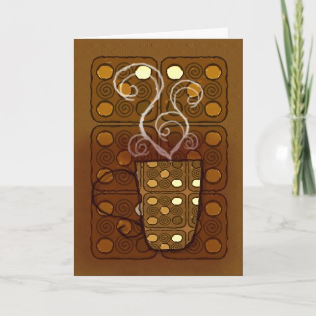 Remerciements Remercie un Latte vous remercient carte de voeux (Devant)