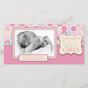 Remerciements Remerciez le carte photo de fille de ciel