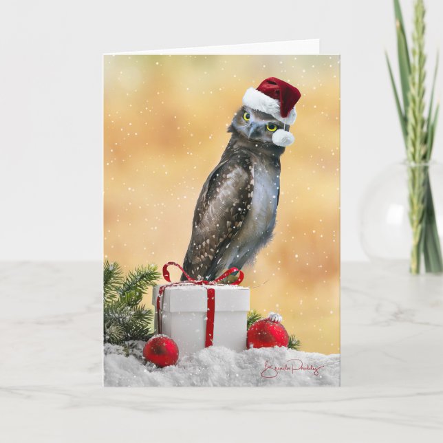 Remerciements Salutations de vacances d'Oliver - Carte pliée 5x7 (Devant)