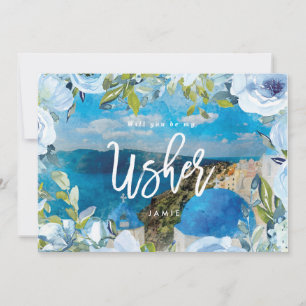 Remerciements santorini serez-vous ma carte de proposition de té