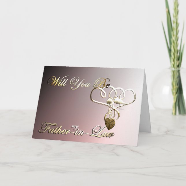 Remerciements Serez-vous ma demande de carte de mariage pour le  (Devant)