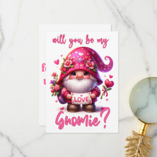 Remerciements Serez-vous mon Gnome - Carte de la Saint-Valentin