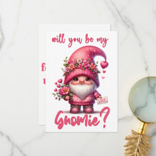 Remerciements Serez-vous mon Gnome - Carte de la Saint-Valentin