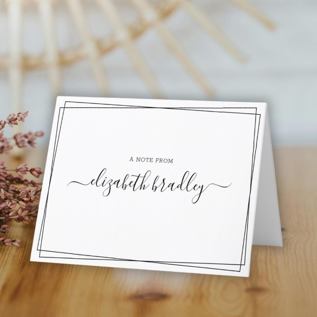 Remerciements Signature Monogramme À Partir De La Carte De Burea (Créateur téléchargé)