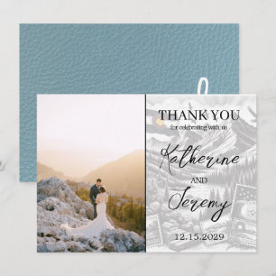 Remerciements Slate Blue Colorado Passport Carte de remerciement