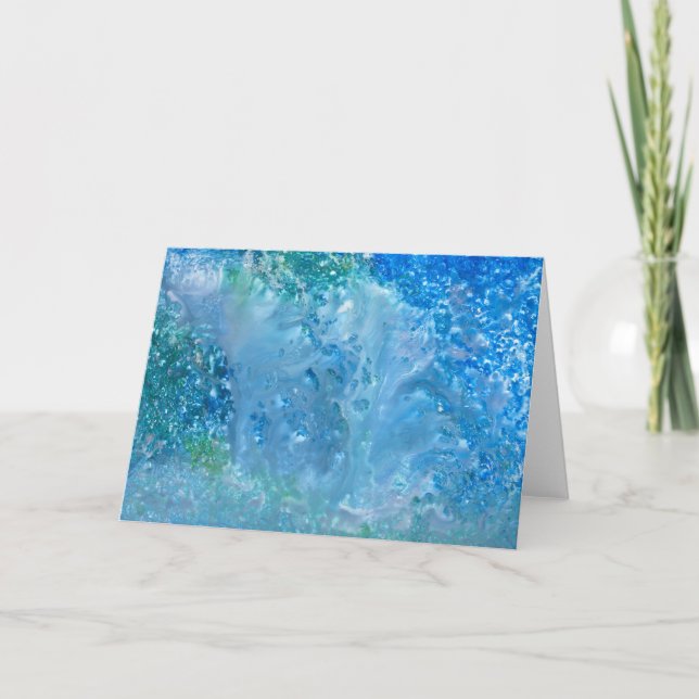 Remerciements Sous la carte de voeux de mer par Iris Grace (Devant)