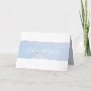 Remerciements SOUS-TÔT WATERCOLOR Bat Bar Mitzvah Carte de remer