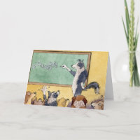 Soutenu pour enseigner - le Merci, CARTE de