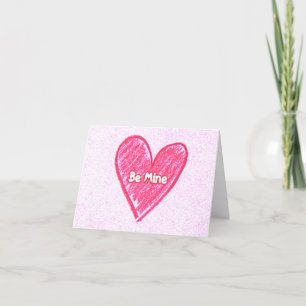 Remerciements Soyez la carte Valentine personnalisée couleur de