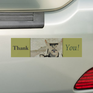 Remerciements! - Sticker pare-chocs vétéran