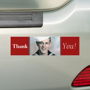 Remerciements! - Sticker pare-chocs vétéran