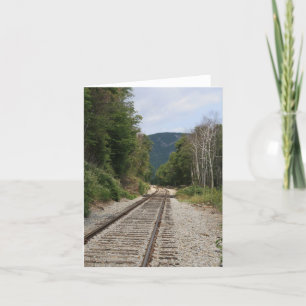 Remerciements Suivez la carte de billet Tracks Train Tracks