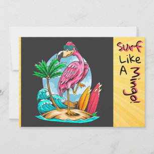 Remerciements Surf Comme un Mingo ! Carte de voeux