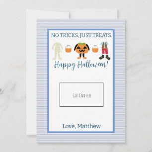 Remerciements Titulaire de la carte cadeau Teacher Blue Hallowee