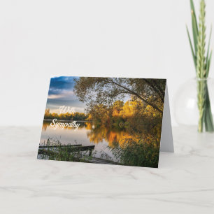 REMERCIEMENTS TOUTES LES CHOSES - CARTE DE SYMPATHIE