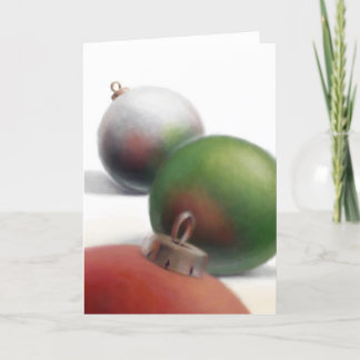 Remerciements Trois ornements de Noël 2 - Carte de voeux