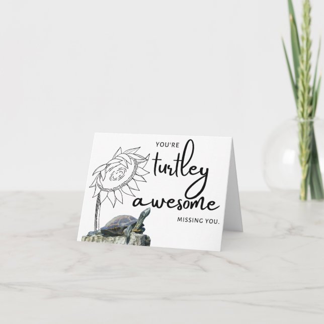Remerciements Turtley Awesome - Carte de notes manquantes (Devant)