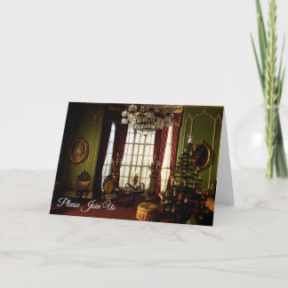 Remerciements Une carte de Noël victorienne - "Joignez-vous à no