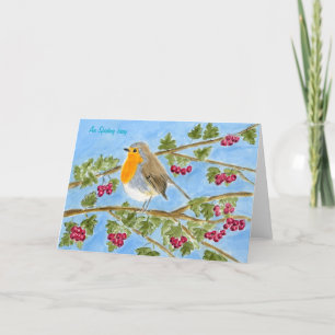 Remerciements Une carte de voeux Spideog beag
