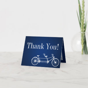 Remerciements Vélo lunatique plié de double de marine de carte