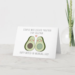 Remerciements Verrouillage de la carte Mariage annulée - Avocado